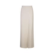 Witte Clavier Lange Rok Max Mara , White , Dames