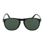 Stijlvolle zonnebril met model 0Po9649S Persol , Black , Heren