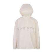 Off White Windbreaker Jas Mesh Voering Givenchy , White , Heren