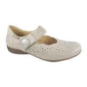 Velcro-Schoen Mephisto , Beige , Dames