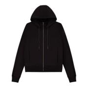 Zip Hoodie Sweatshirt Klassiek Ontwerp Colmar , Black , Dames