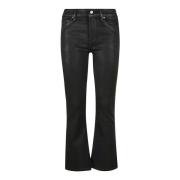 Zwarte Flared High Waist Jeans Paige , Black , Dames