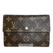 Pre-owned Canvas wallets Louis Vuitton Vintage , Brown , Dames