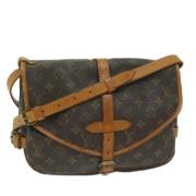 Pre-owned Canvas louis-vuitton-bags Louis Vuitton Vintage , Brown , Da...