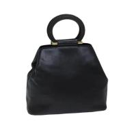 Pre-owned Leather celine-bags Celine Vintage , Black , Dames