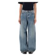 Bethany Oil Blue Wide Leg Jeans Haikure , Blue , Dames