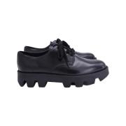 Pre-owned Leather flats Prada Vintage , Black , Heren