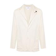 Witte Heren Blazer Lardini , White , Heren