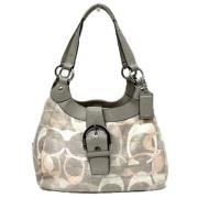 Pre-owned Canvas shoulder-bags Coach Pre-owned , Gray , Dames