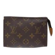 Pre-owned Canvas clutches Louis Vuitton Vintage , Brown , Dames