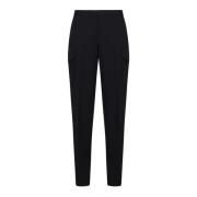 Zwarte Drop Reg Broek Lardini , Black , Heren