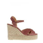 Rosa Wedge Espadrilles Damesschoenen Castañer , Pink , Dames