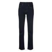 Blauwe Golf Spoel Hoge Taille Rechte Jeans Levi's , Blue , Dames