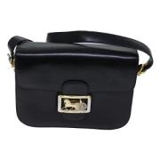 Pre-owned Leather celine-bags Celine Vintage , Black , Dames