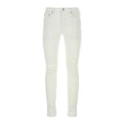 Witte Denim Jeans Purple Brand , White , Heren