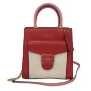 Pre-owned Leather shoulder-bags Coach Pre-owned , Red , Dames