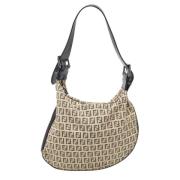 Pre-owned Canvas handbags Fendi Vintage , Beige , Dames