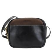 Pre-owned Leather shoulder-bags Loewe Pre-owned , Black , Dames