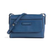 Elettra Leren Tas The Bridge , Blue , Dames