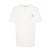 Reis T-shirt Golden Goose , White , Heren