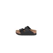 Platform Sandalen Arizona Stijl Birkenstock , Black , Dames