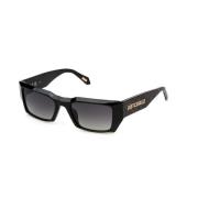 Zwarte Rook Gradient Zonnebril Just Cavalli , Black , Unisex