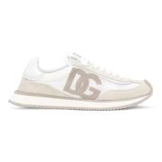 Lage Draken Sneaker Wit Dolce & Gabbana , Multicolor , Dames