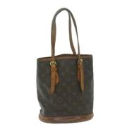 Pre-owned Canvas louis-vuitton-bags Louis Vuitton Vintage , Brown , Da...