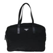 Pre-owned Fabric totes Prada Vintage , Black , Dames