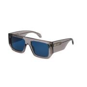 Shiny Transp. Grey Blue Zonnebril Just Cavalli , Gray , Unisex