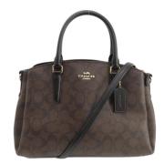 Pre-owned Canvas handbags Coach Pre-owned , Brown , Dames