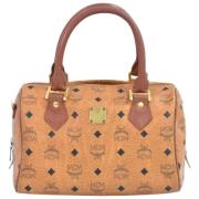 Pre-owned Leather handbags MCM Pre-owned , Brown , Dames