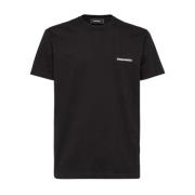 Stijlvolle T-shirts voor mannen en vrouwen Dsquared2 , Black , Heren