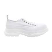 Canvas Sneakers met Contrasterende Veters Alexander McQueen , White , ...