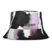 Tie-Dye Bucket Hat Alexander McQueen , Multicolor , Dames