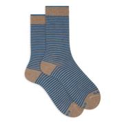 Italiaanse korte sokken met Windsor-strepen Gallo , Multicolor , Dames