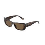 Bruin Donker Frame Zonnebril Jimmy Choo , Brown , Unisex