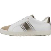 Stijlvolle Sneakers voor Vrouwen Geox , White , Dames