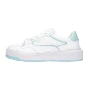 Lage Top Mode Sneaker Wit Blauw Twinset , White , Dames