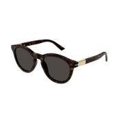 Bruin Havana Zonnebril Gucci , Brown , Unisex