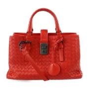 Pre-owned Leather totes Bottega Veneta Vintage , Red , Dames