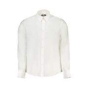 Wit Katoenen Overhemd, Lange Mouw, Regular Fit North Sails , White , H...