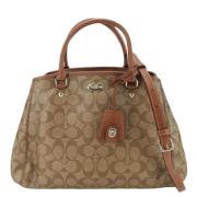 Pre-owned Canvas handbags Coach Pre-owned , Brown , Dames