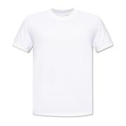 T-shirt met logo Ami Paris , White , Heren