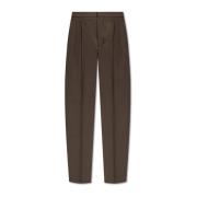 Geplooide broek Ami Paris , Brown , Heren