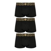 Driepak boxershorts Versace , Black , Heren