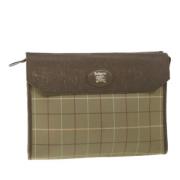 Pre-owned Canvas clutches Burberry Vintage , Multicolor , Dames