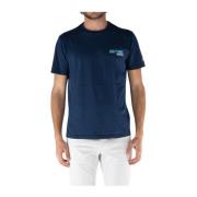 Casual T-shirt voor mannen MC2 Saint Barth , Blue , Heren