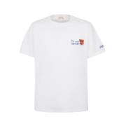 Casual T-shirt voor Mannen MC2 Saint Barth , White , Heren