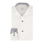 Wit Slim Fit Zakelijk Overhemd Eterna , White , Heren